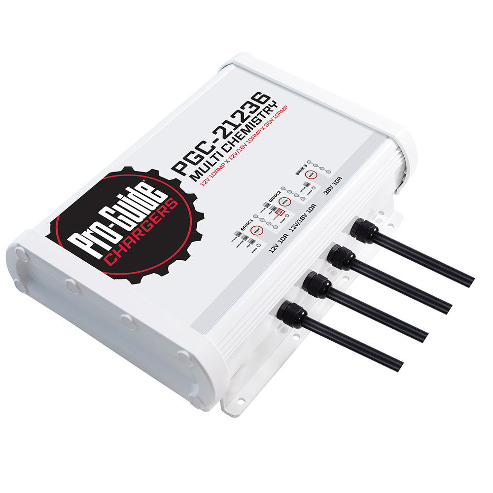 ProGuide 3 Bank OnBoard Battery Charger 1 12V 1 1216V 1 36V 30Amp PGC21236