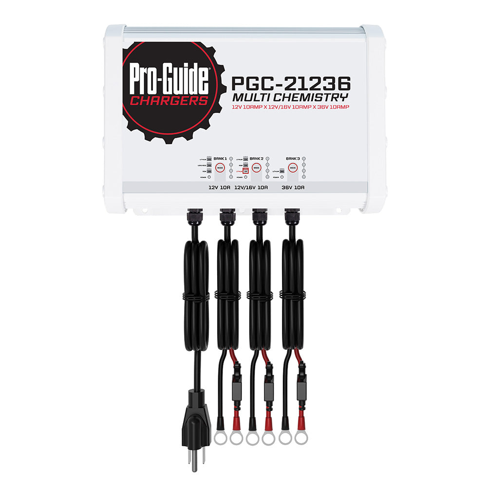 ProGuide 3 Bank OnBoard Battery Charger 1 12V 1 1216V 1 36V 30Amp PGC21236