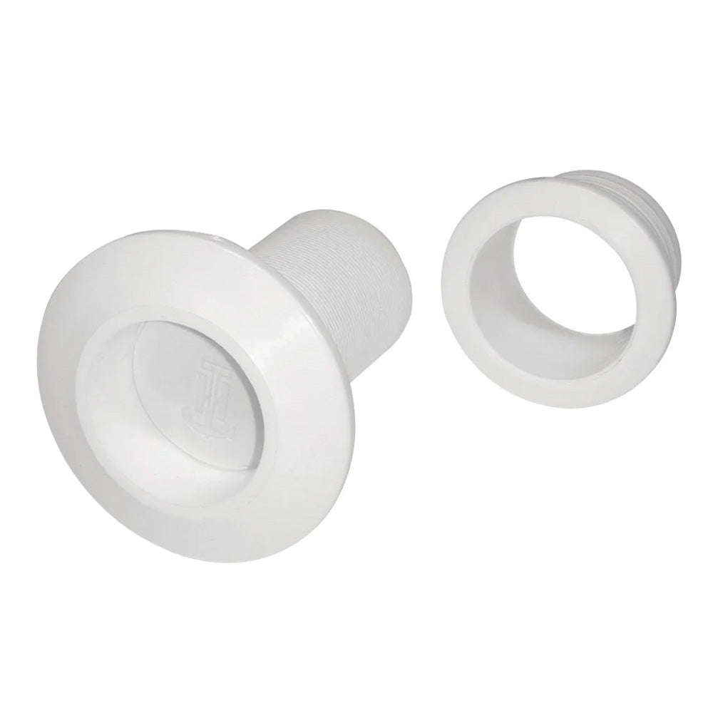 TH Marine Recessed Flapper Scupper Drains White RFS2DP