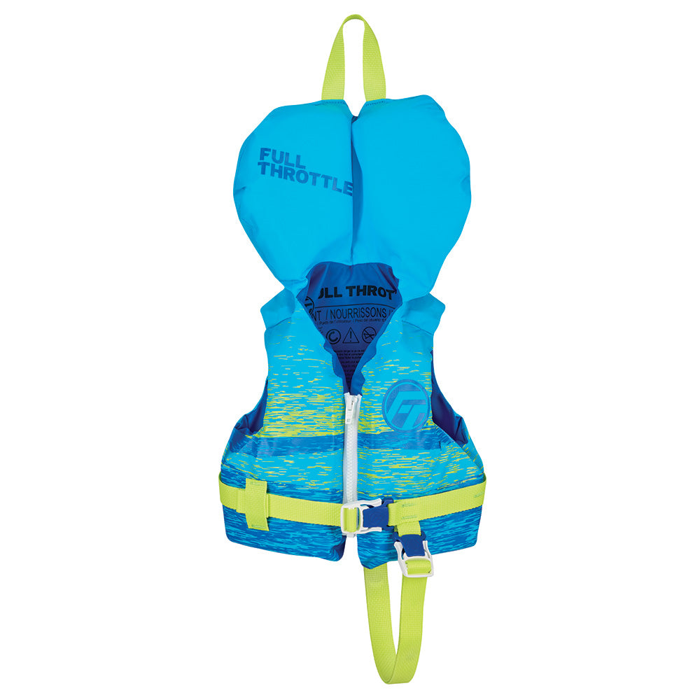 Full Throttle Infant Nylon Life Jacket AquaNeon Green 11240050000026
