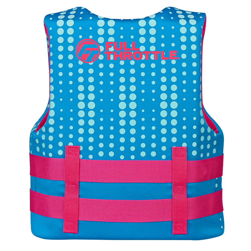 Full Throttle Youth RapidDry Life Jacket Aqua 14210050500227