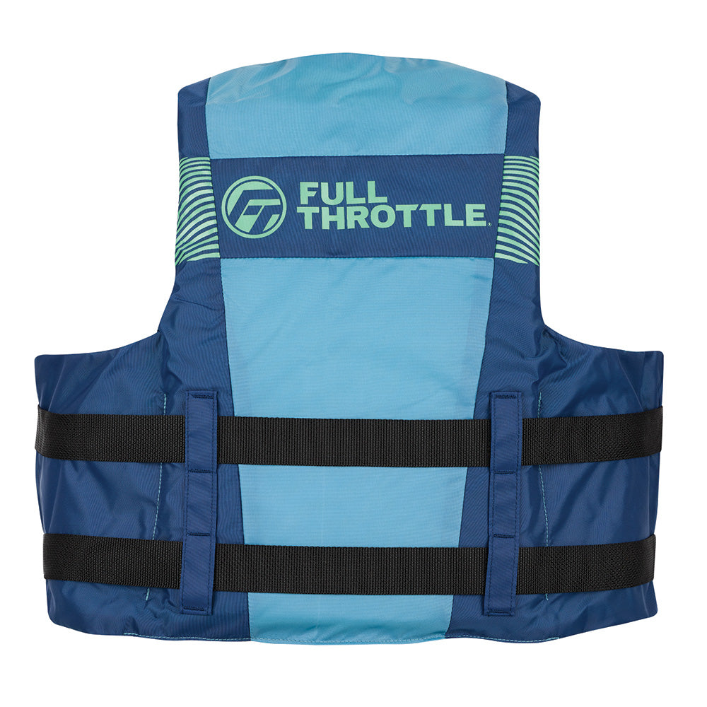 Full Throttle Adult Nylon Life Jacket LXL Blue 11220050005026