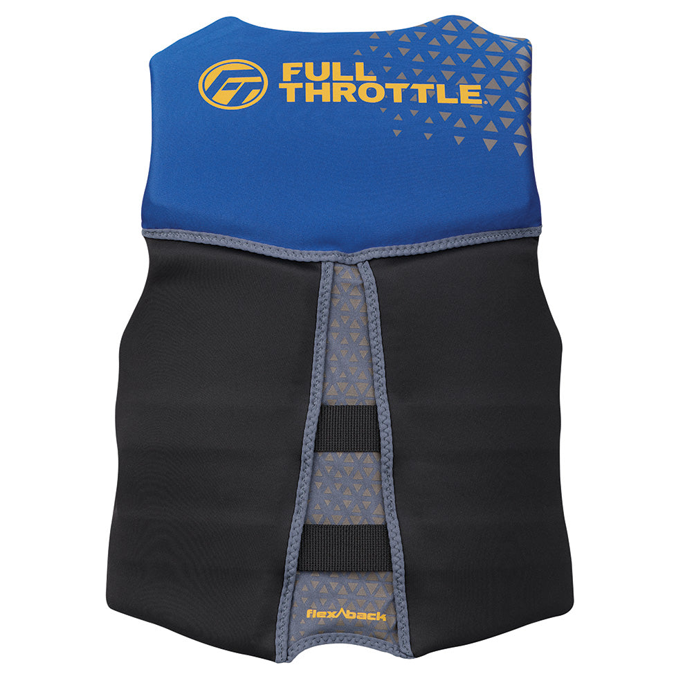 Full Throttle Mens RapidDry FlexBack Life Jacket XL BlueBlack 14250050005026