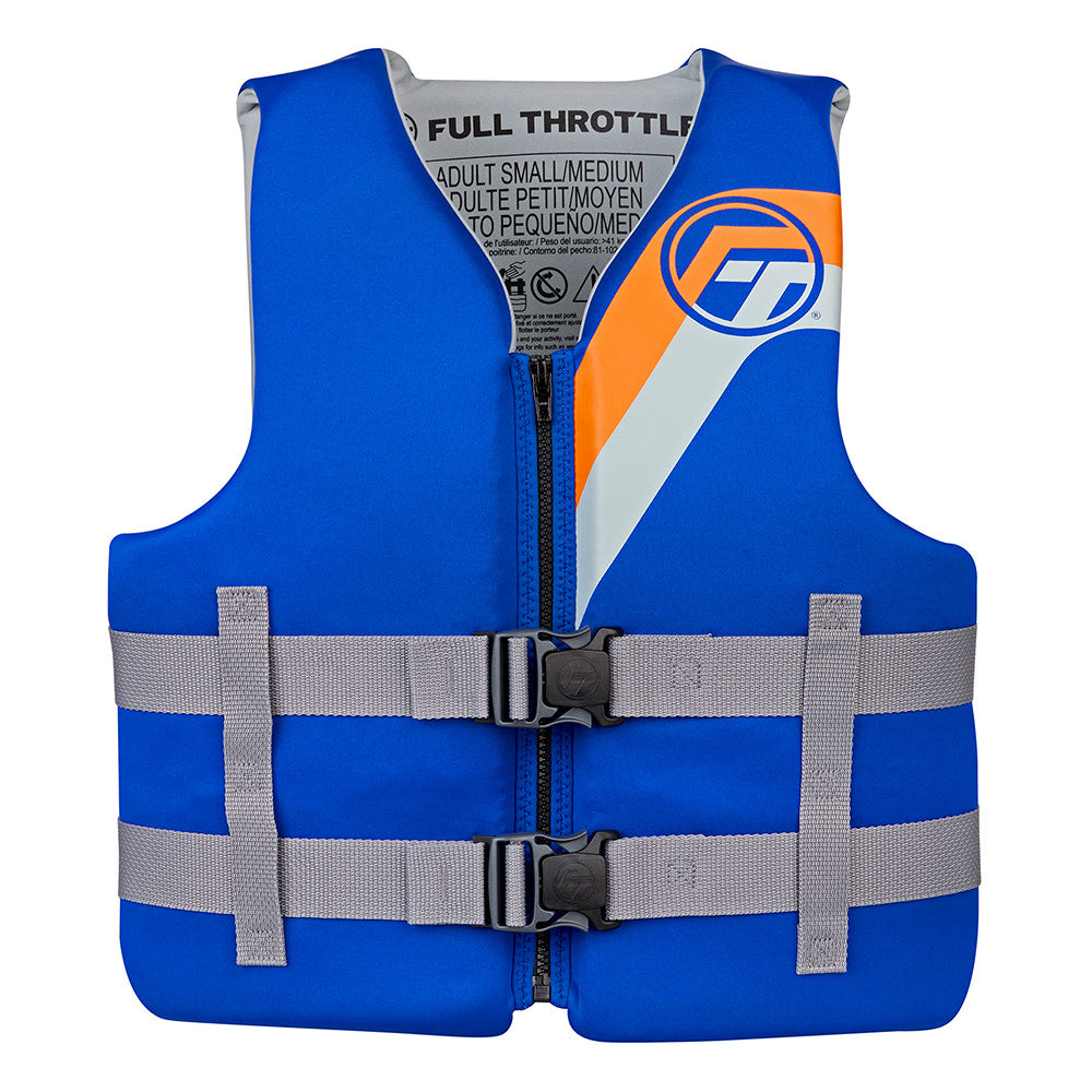 Full Throttle Adult RapidDry Life Jacket SM Blue 14210050003027