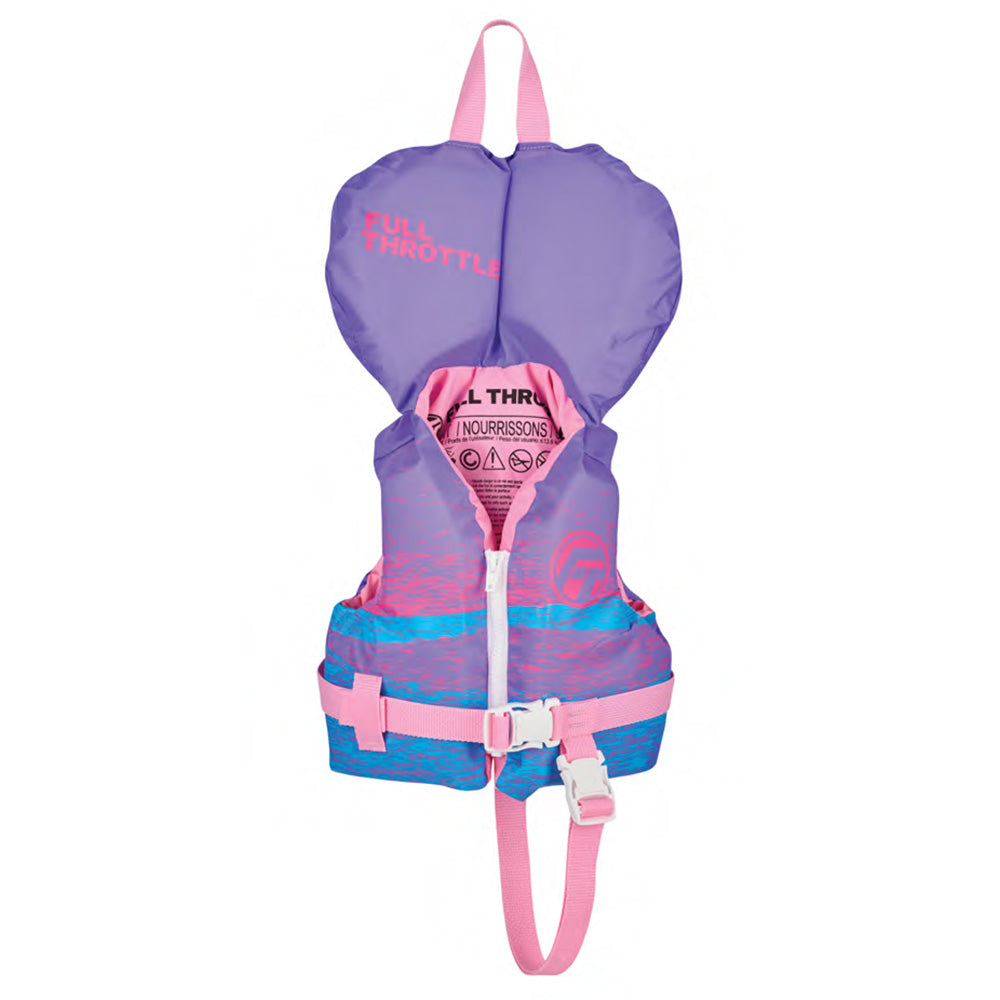 Full Throttle Nylon Life Jacket Infant PurplePink 11240060000026