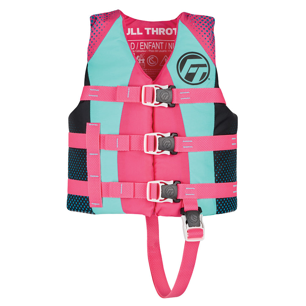 Full Throttle Nylon Life Jacket Child Pink 11220010500126