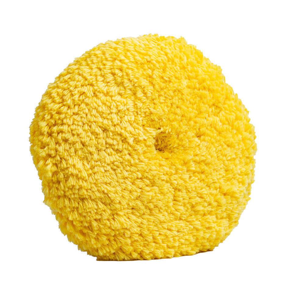Lake Country Yellow Twisted Acrylic Wool Pad 8 x 15 Quick Disconnect 35555QDLC