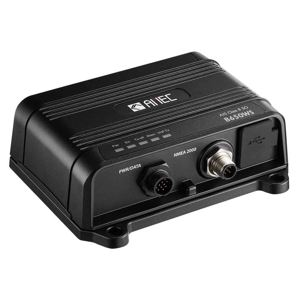 AMEC B650WS Class B AIS Transceiver wWIFI VHF Antenna Splitter 5WSOTDMA NMEA 2000 NMEA 0183 USB AMECB650WS010