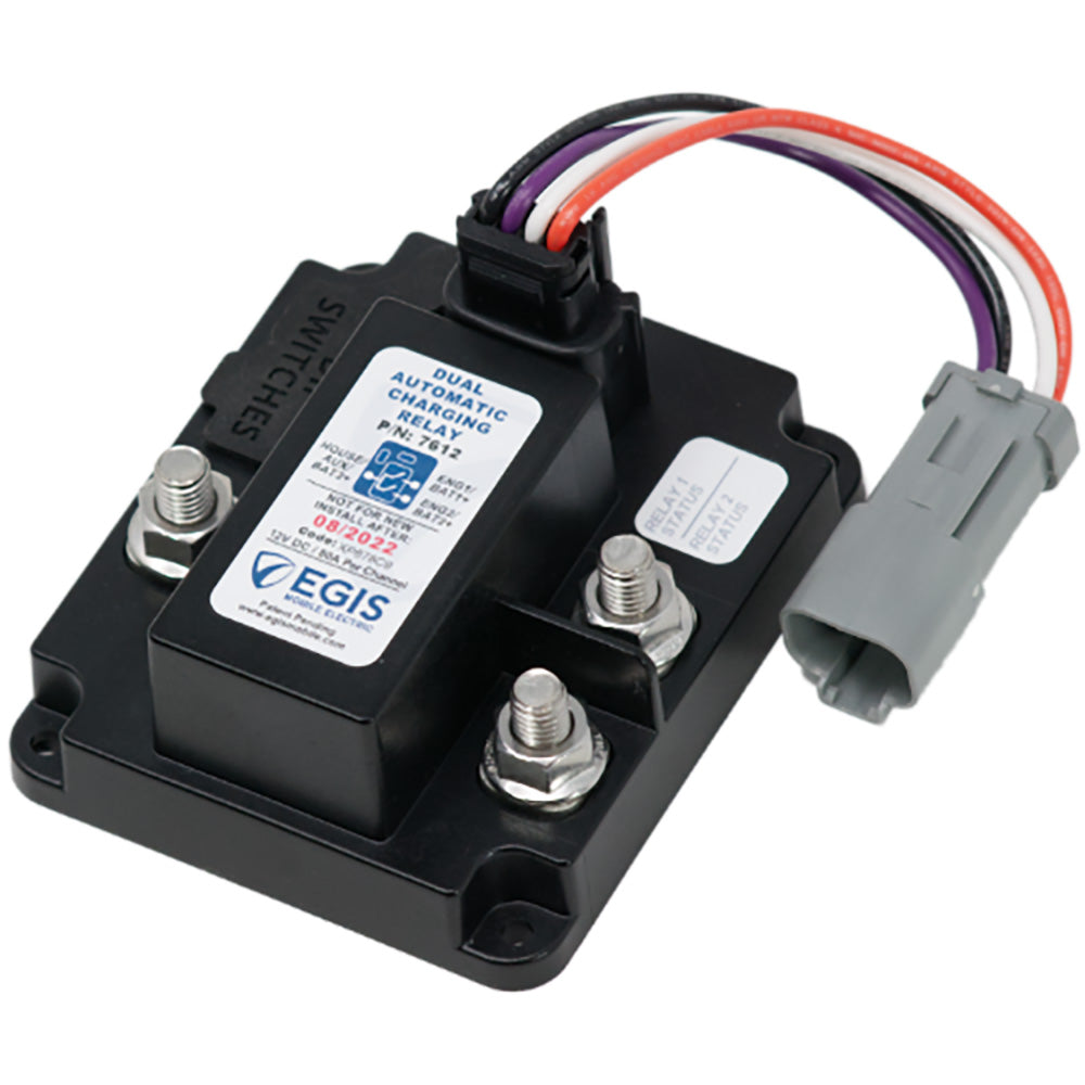 Egis Triple Battery Advanced Automatic Charging Relay ACR 12V 7612