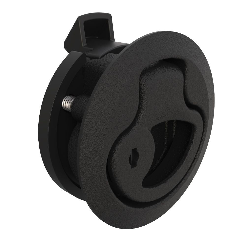 Southco PushtoClose Latch Medium Size Key Locking 17 22mm Grip Plastic Natural Black M144