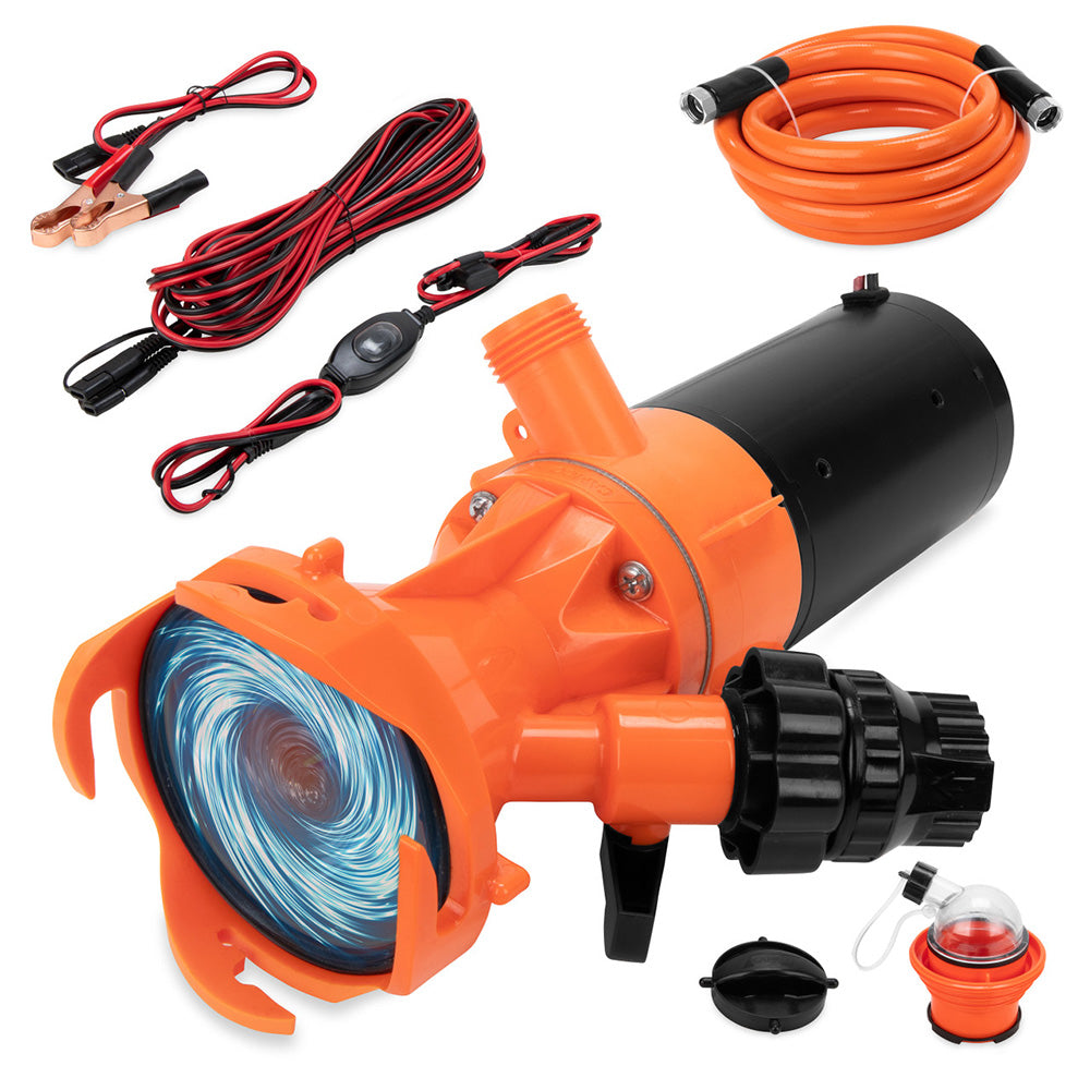 Camco Rhino RV Sewage Macerator Pump System 39040