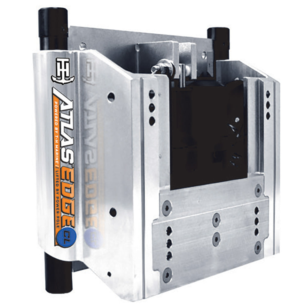 TH Marine ATLAS EDGE 12 Set Back Hydraulic Jack Plate Classic Silver AHJE12VDP