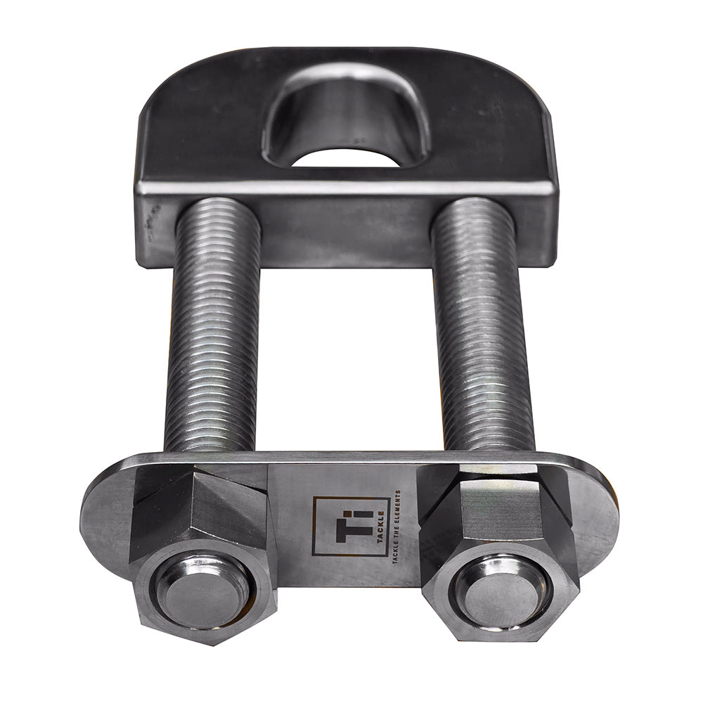 TiTackle Titanium Transom D Ring 6 Long Stud TTTRANSOMDRING