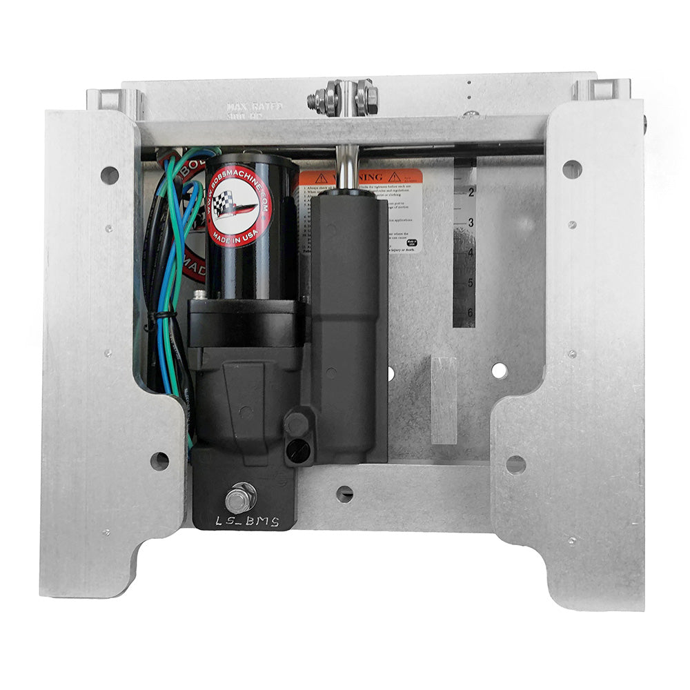 Bobs Machine 6 Setback Action Series Hydraulic Jack Plate Silver 100106010NOPCNOSPNNG