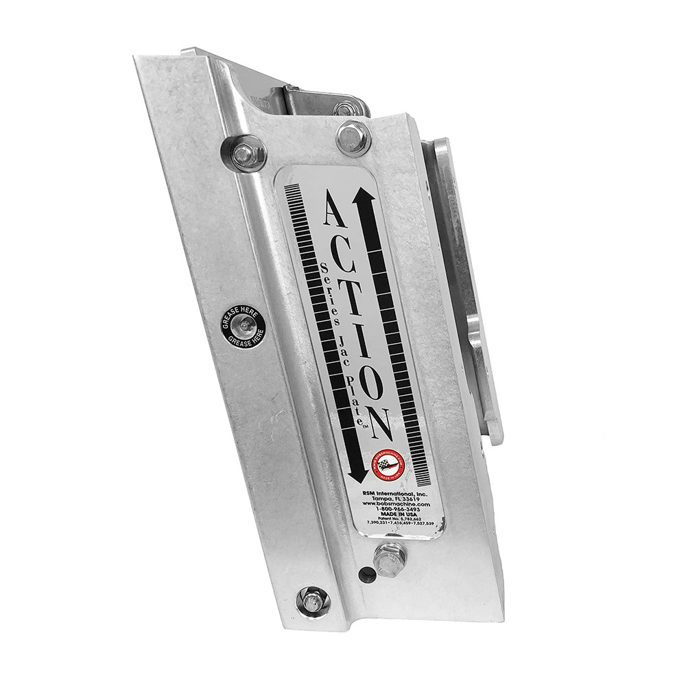Bobs Machine 6 Setback Action Series Hydraulic Jack Plate Silver 100106010NOPCNOSPNNG