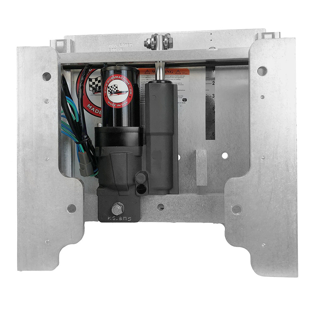 Bobs Machine 8 Setback Action Series Hydraulic Jack Plate Silver 100108001NOPCNOSPNNG