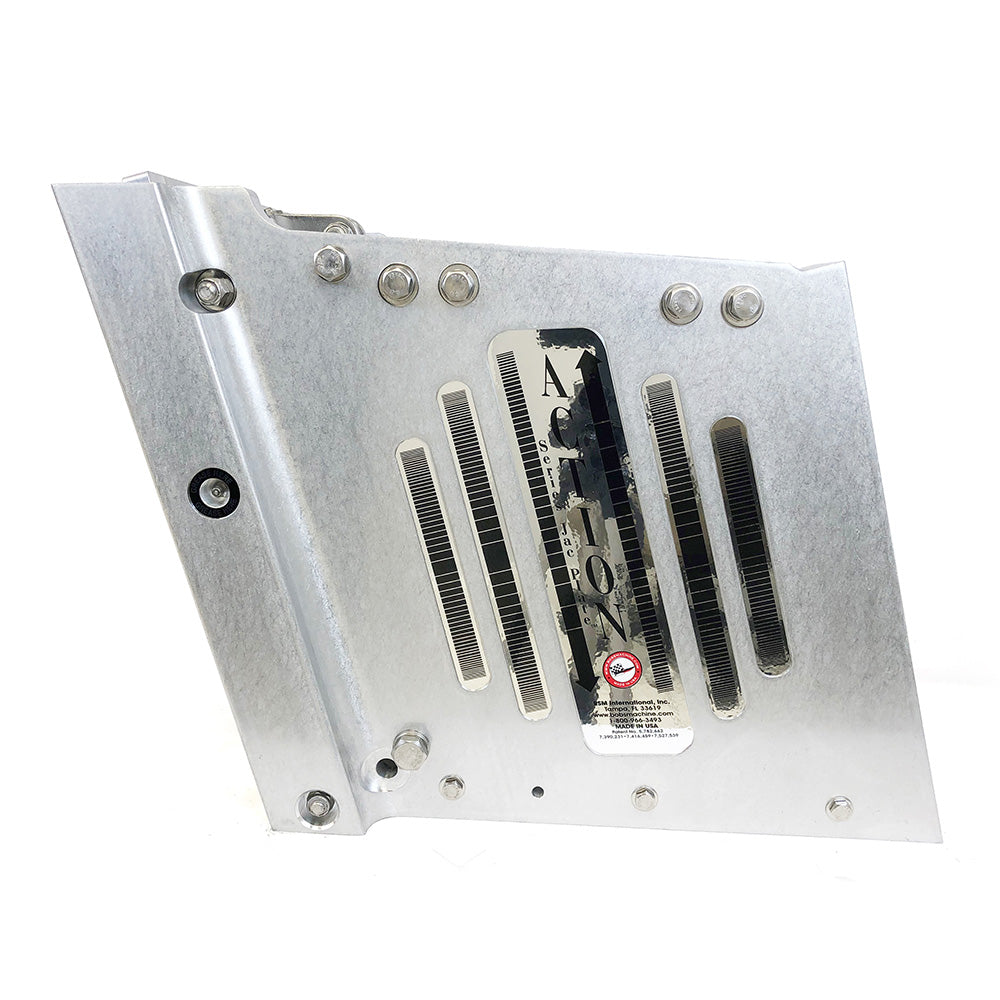 Bobs Machine 14 Setback Action Series Hydraulic Jack Plate Silver 100114001NOPCNOSPNNG
