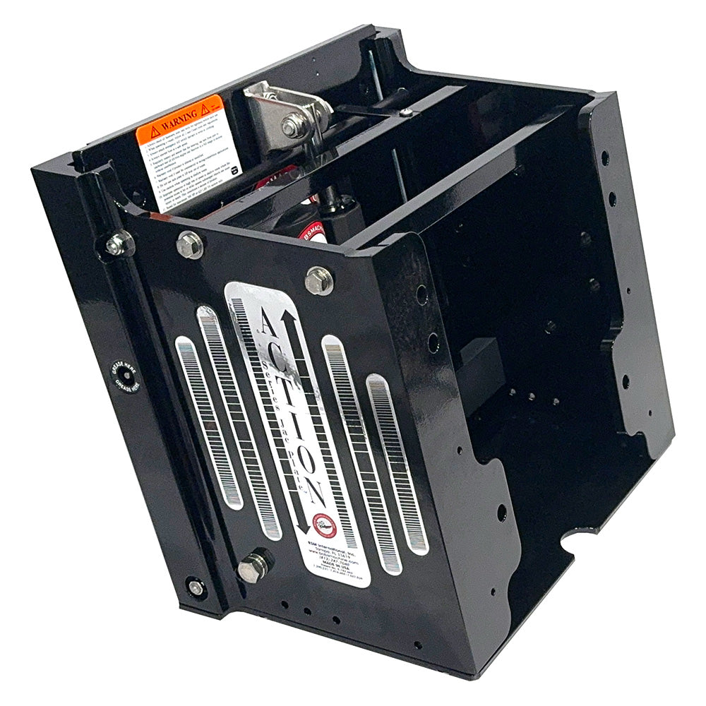 Bobs Machine 10 Setback Action Series Hydraulic Jack Plate Gloss Black 100111000PPCGBLKNOSPNNG