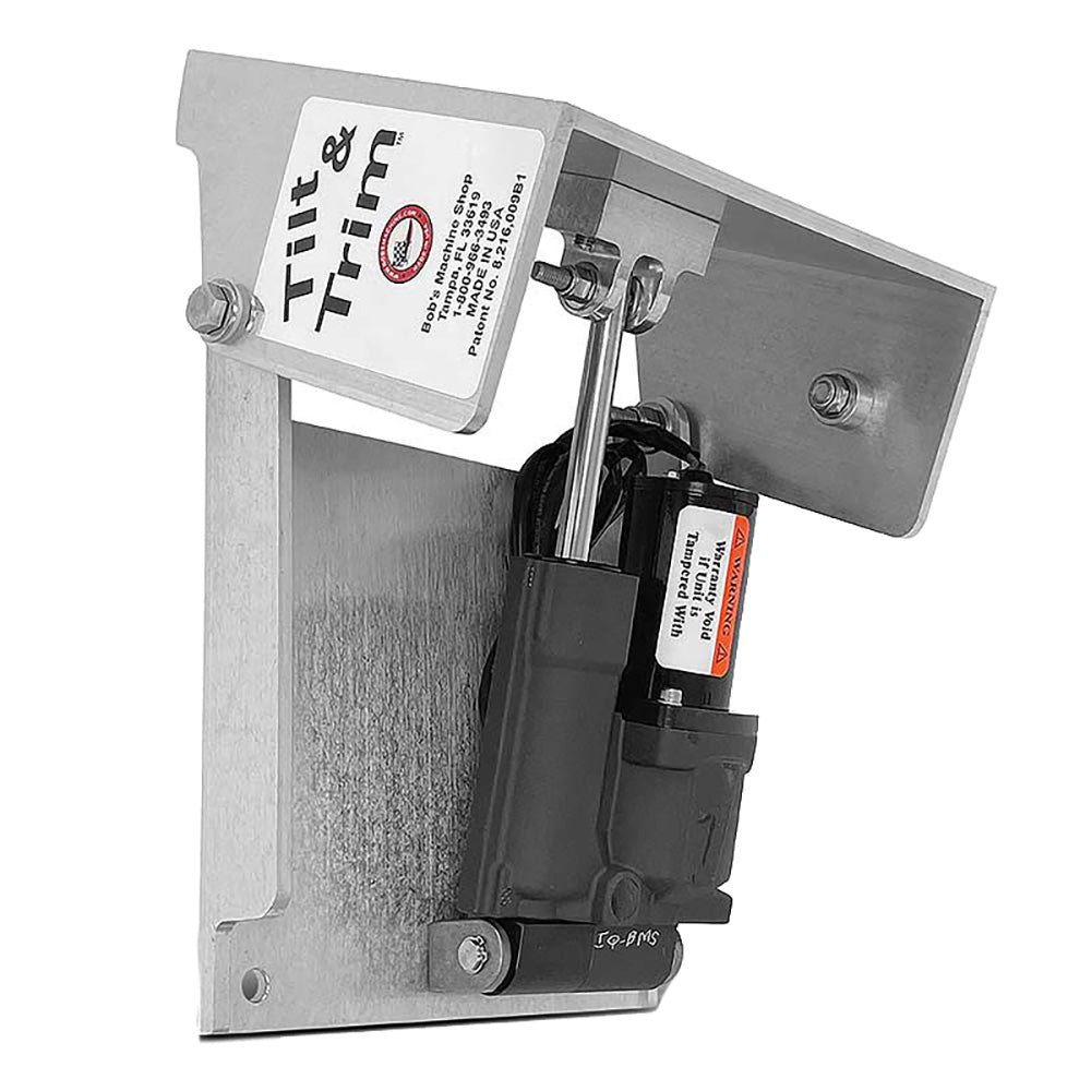 Bobs Machine Action Series Tilt Trim fClamp on Motors Silver 30HP 100701100NOPC