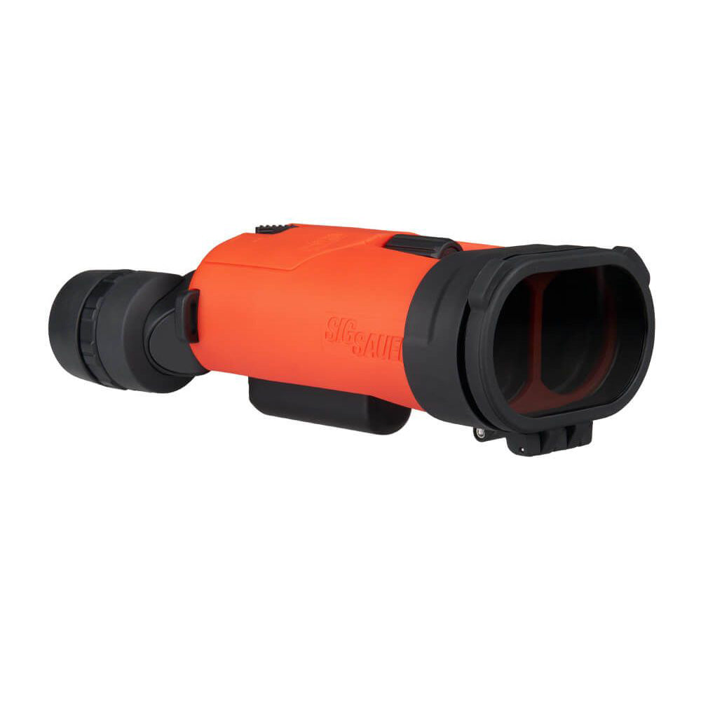 SIG SAUER ZULU6 HDX Marine Binocular wPolarized Flip Lens 16x42mm Orange SOZ6WP16M