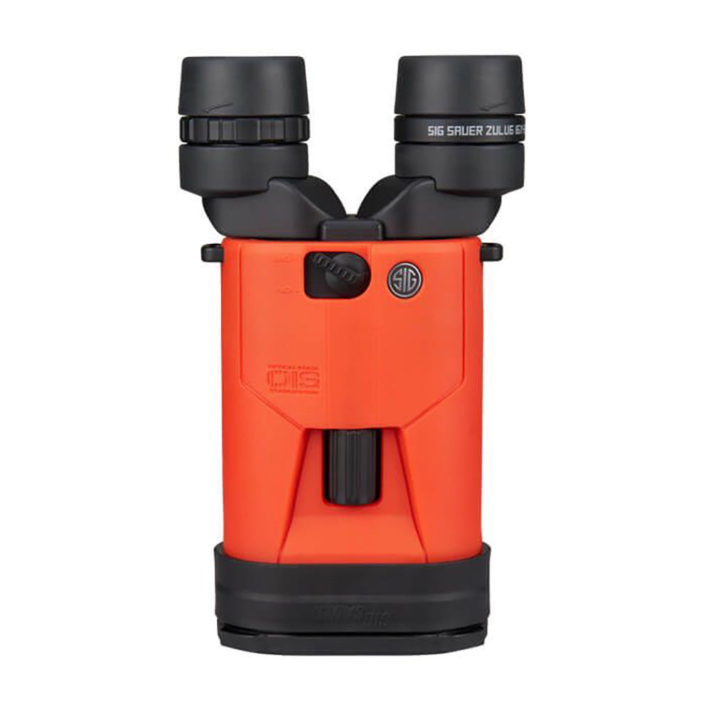 SIG SAUER ZULU6 HDX Marine Binocular wPolarized Flip Lens 16x42mm Orange SOZ6WP16M