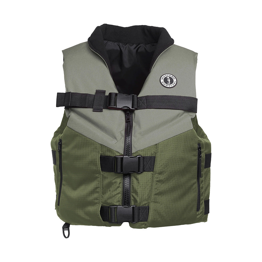 Mustang Accel Foam Vest GreenGrey Small MV4627833S