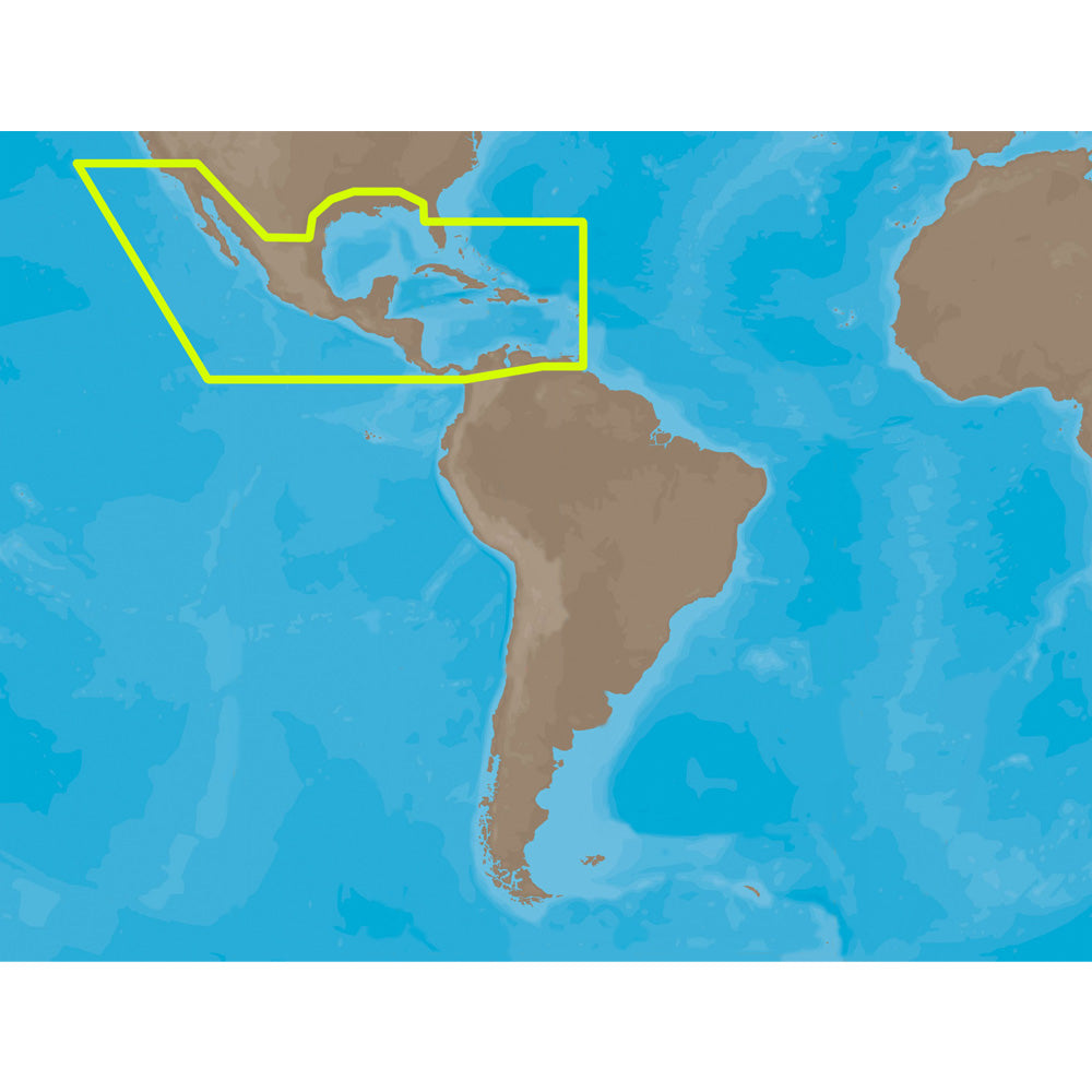 CMAP MAX NAM027 Central America The Caribbean SD Card NAM027SDCARD