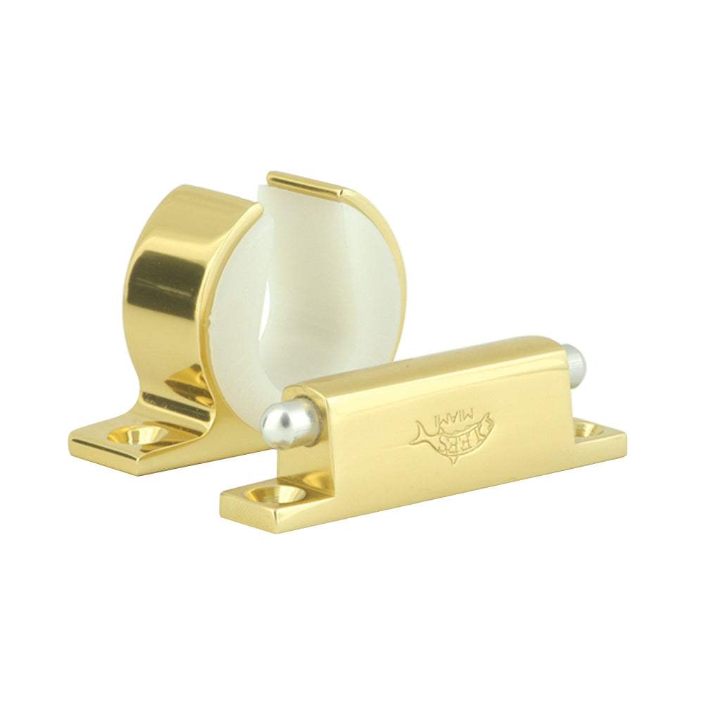Lees Rod and Reel Hanger Set Penn International 80 Bright Gold MC00751080