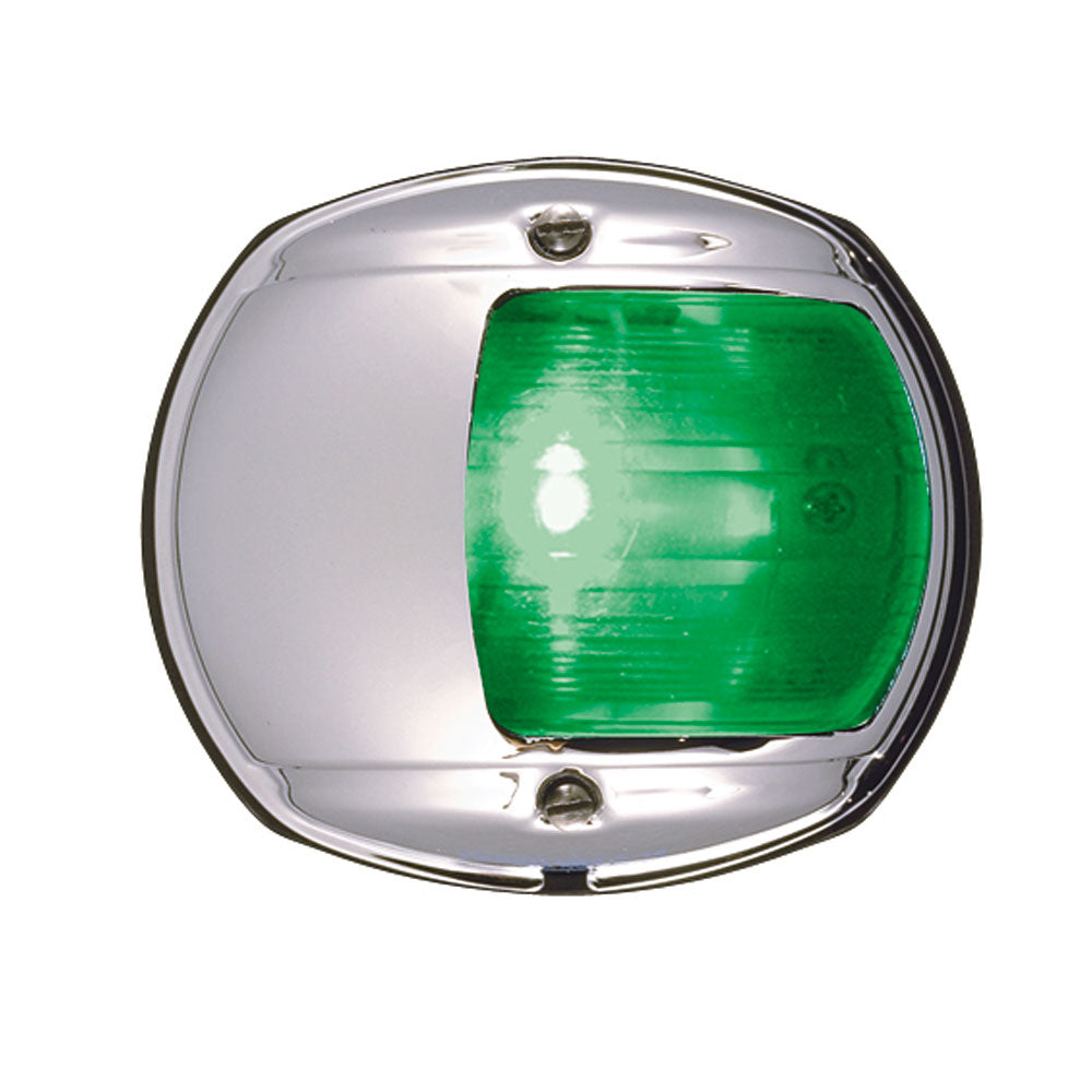 Perko LED Side Light Green 12V Chrome Plated Housing 0170MSDDP3
