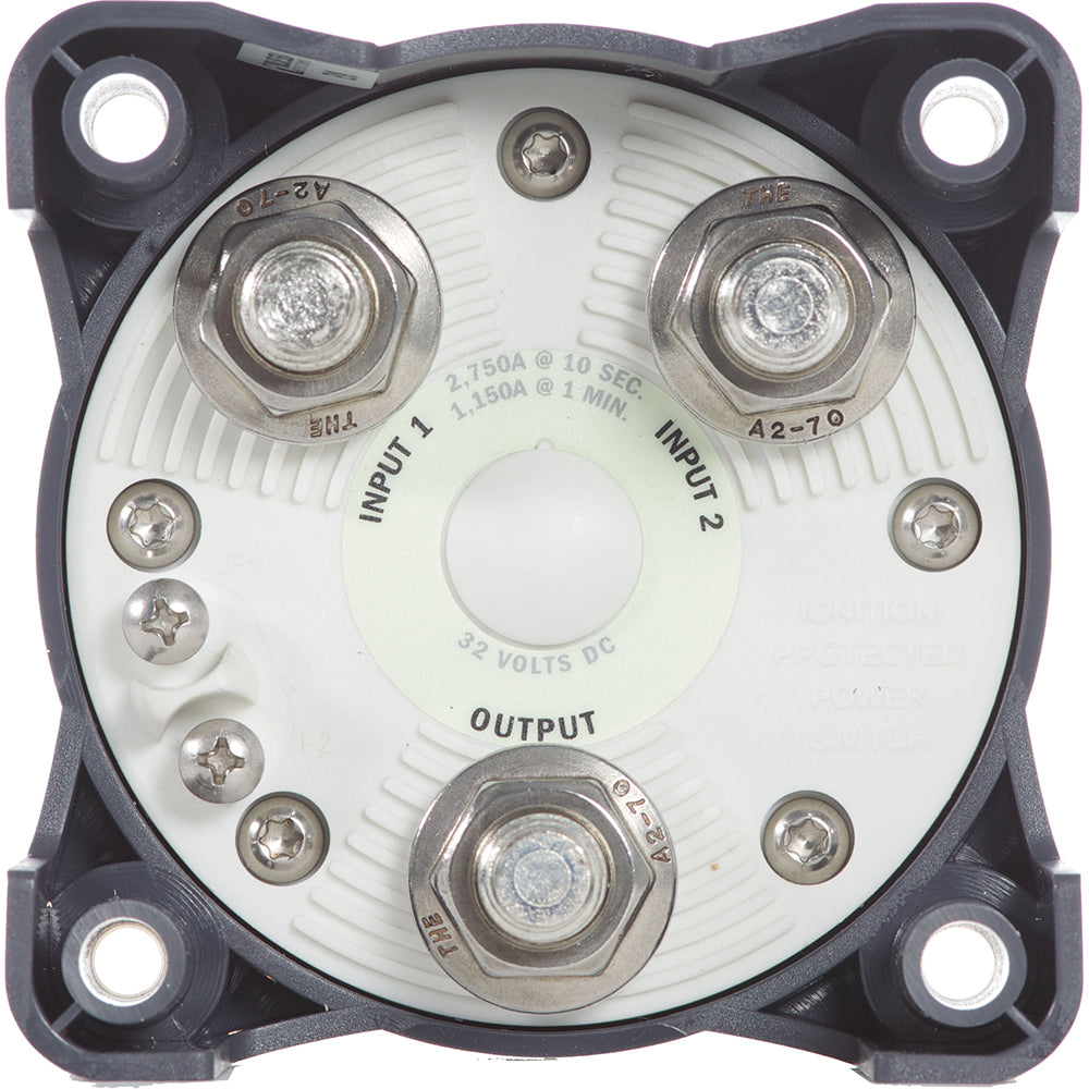Blue Sea 11003 HDSeries Battery Switch wAlternator Field Disconnect 3Position 11003