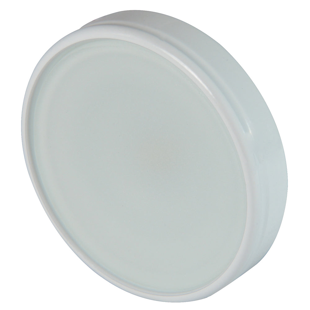 Lumitec Halo Flush Mount Down Light White Finish 4Color WhiteBlueRedPurple NonDimming 112820