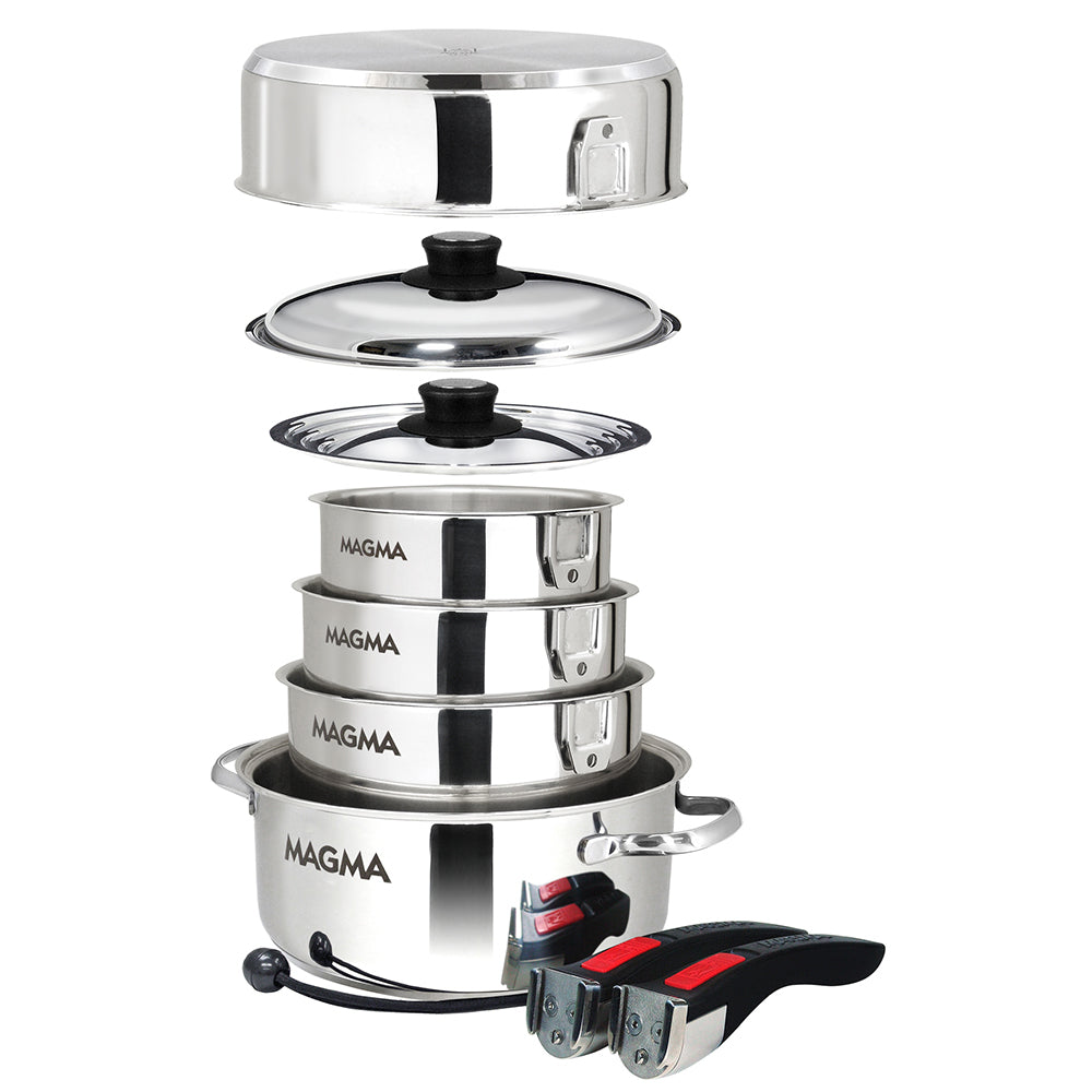 Magma 10 Piece Induction Cookware Set Stainless Steel A10360LIND