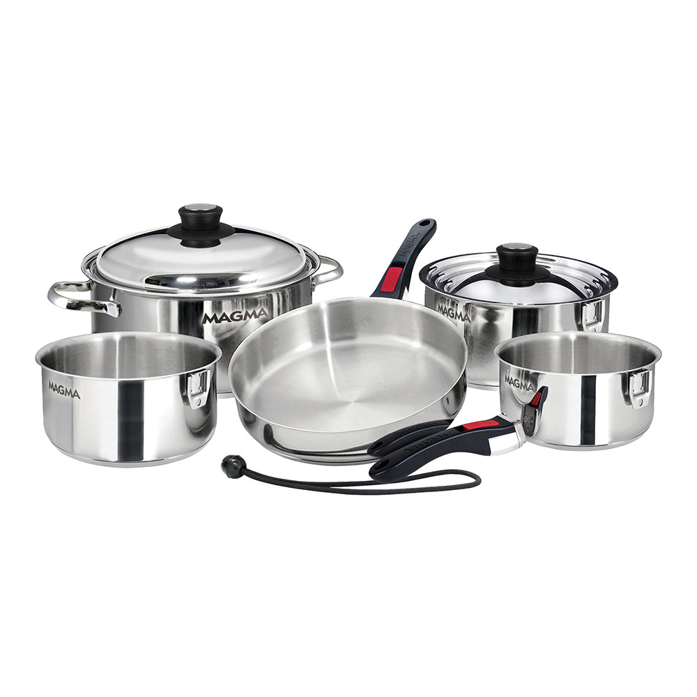 Magma 10 Piece Induction Cookware Set Stainless Steel A10360LIND