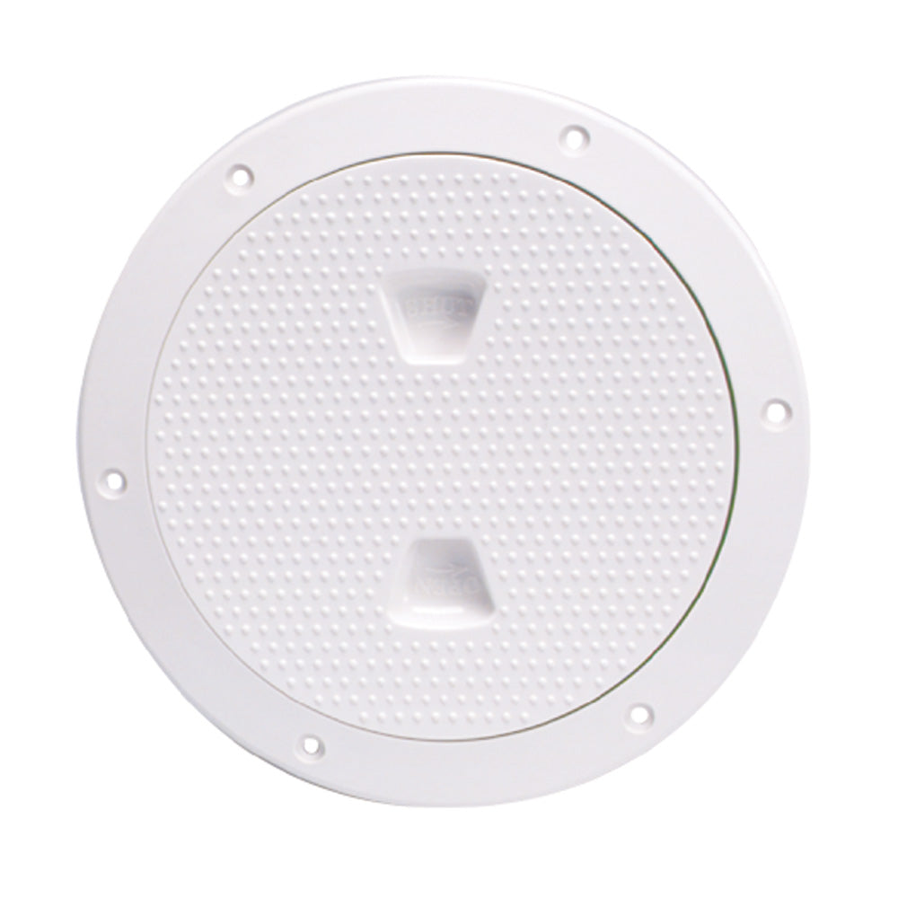 Beckson 6 NonSkid ScrewOut Deck Plate White DP62W