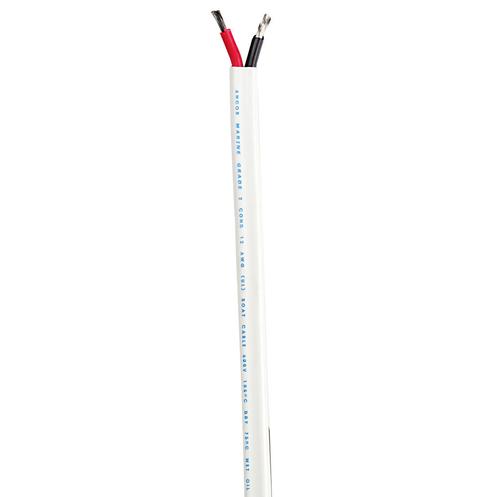 Ancor Standard Duplex Cable Flat 62 2x13mm RedBlack Sold By The Foot 1207FT