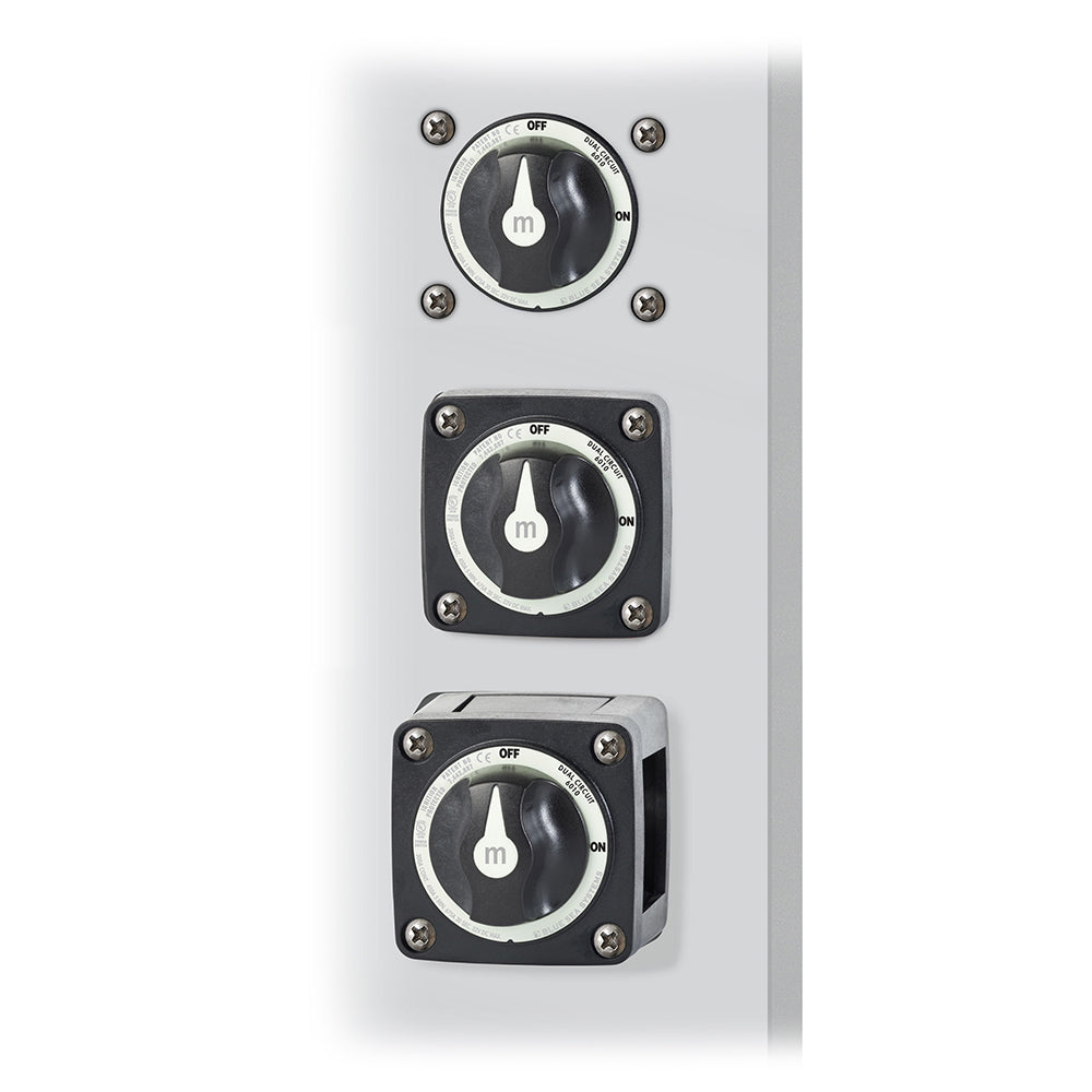Blue Sea 6010200 Battery Switch Dual Circuit Black 6010200