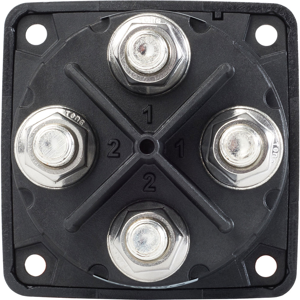 Blue Sea 6011200 mSeries Battery Switch Dual Circuit Plus Black 6011200