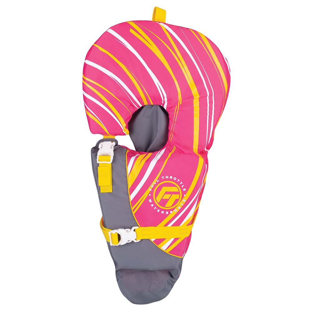 Full Throttle BabySafe Life Vest Infant to 30lbs Pink 10400010500015
