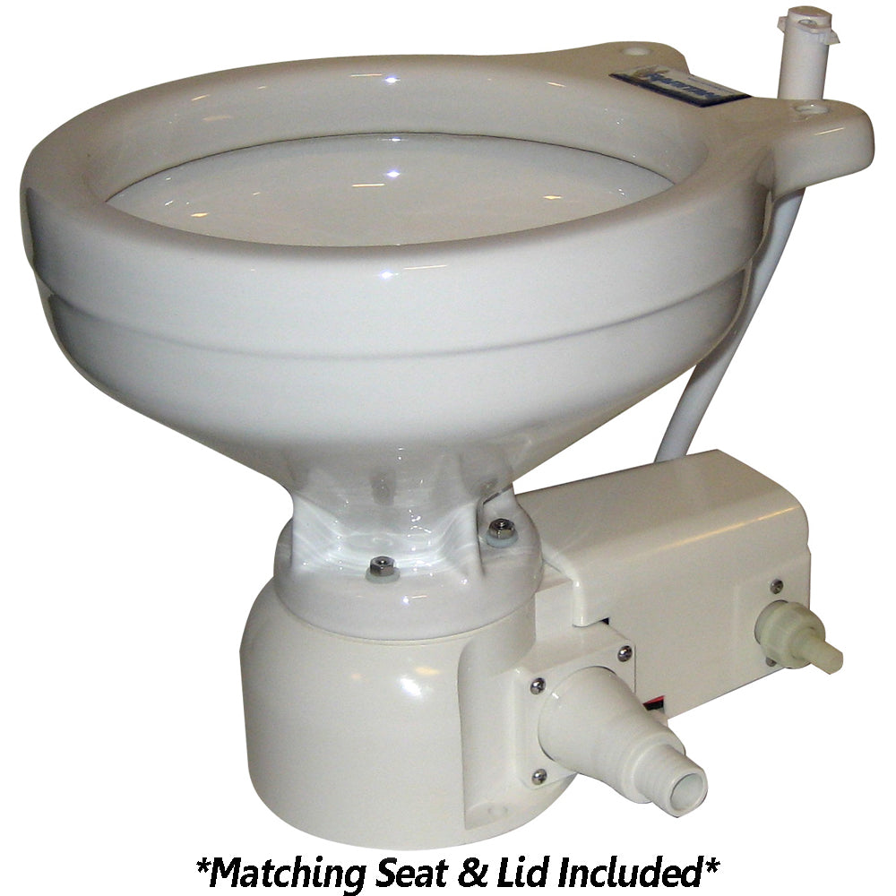 Raritan Sea Era QC Toilet Marine Size Freshwater Solenoid Straight 90 Discharge Smart Toilet Control 12v 162MF012