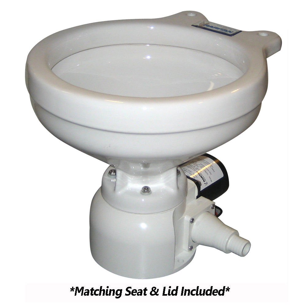 Raritan Sea Era QC Toilet Marine Size Remote Intake Pump Straight 90 Discharge Smart Toilet Control 12v 162MR012