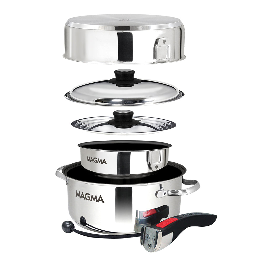 Magma 7 Piece Induction NonStick Cookware Set Stainless Steel A103632IND