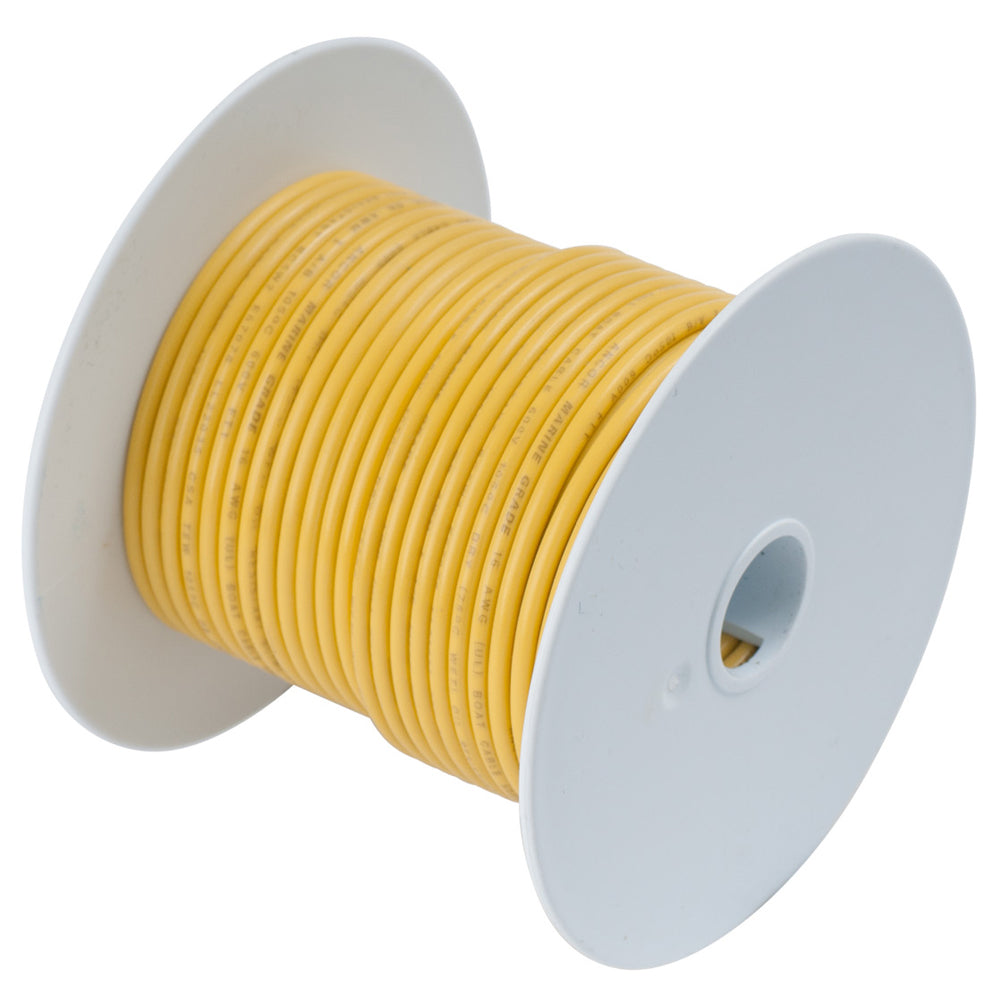 Ancor Yellow 18 AWG Tinned Copper Wire 100 101010