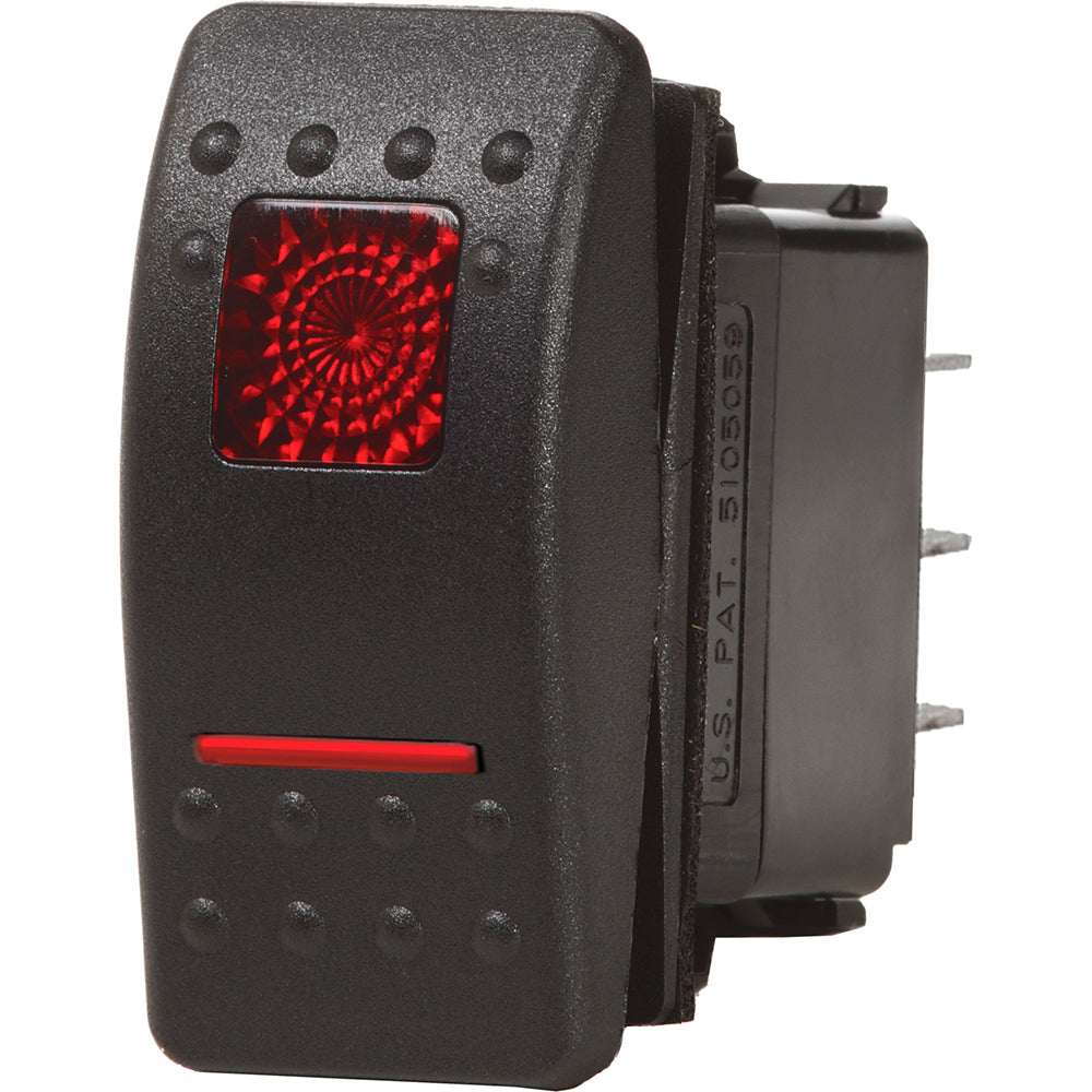 Blue Sea 7936 Contura II Switch DPDT Black ONOFFON 7936