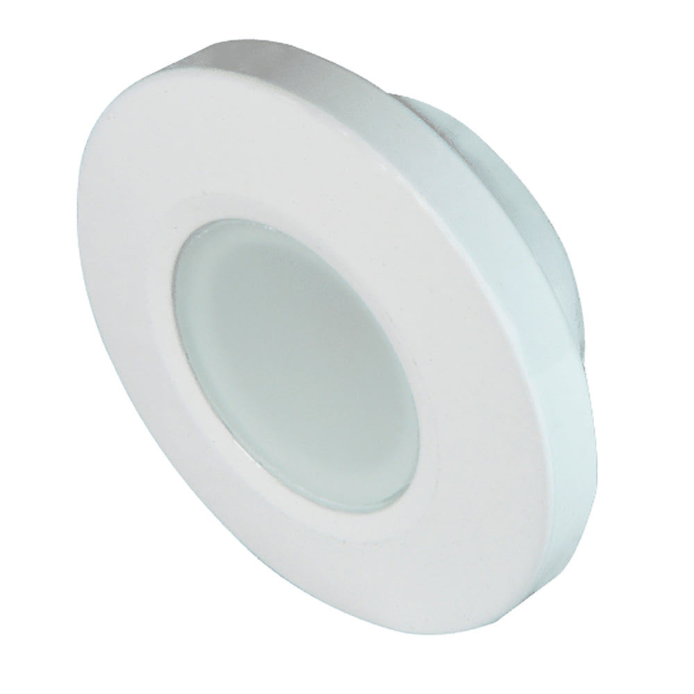 Lumitec Orbit Flush Mount Down Light Blue NonDimming Red NonDimming White Dimming wWhite Housing 112528