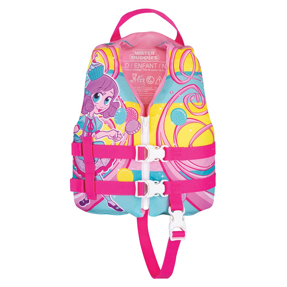 Full Throttle Water Buddies Life Vest Child 3050lbs Princess 10430010500117