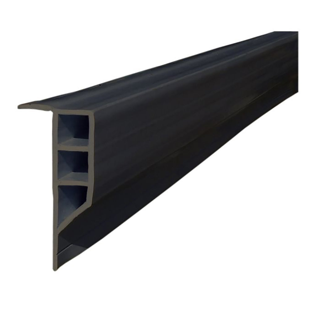 Dock Edge Standard PVC Full Face Profile 16 Roll Black DE1163F