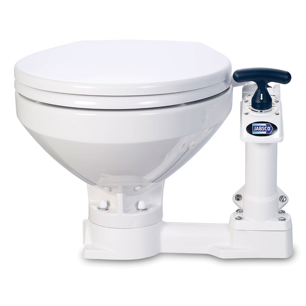 Jabsco Manual Marine Toilet Regular Bowl wSoft Close Lid 291205100