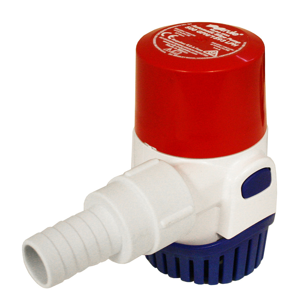 Rule 500GPH Electronic Sensing Bilge Pump 12V 25SA