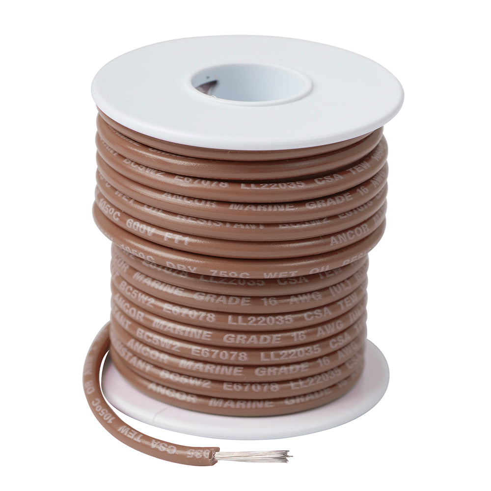 Ancor Tan 16 AWG Tinned Copper Wire 100 101810