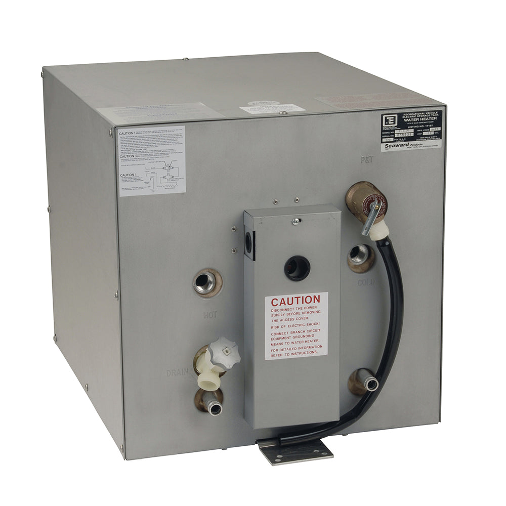 Whale Seaward 11 Gallon Hot Water Heater wFront Heat Exchanger Galvanized Steel 240V 1500W F1150